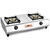 ISOUL INDIA'S BEST SELLING JAMBO BODY STAINLESS STEEL 2 BURNER GAS STOVE