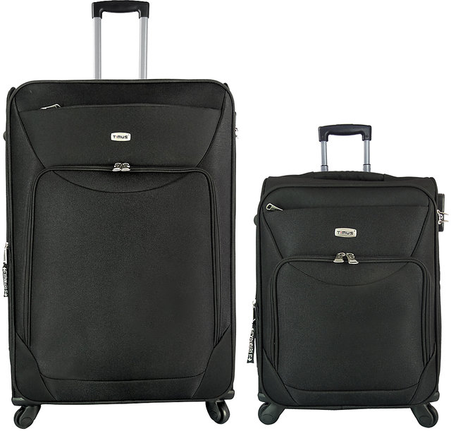 4 wheel suitcase set