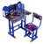 KIDS STUDY TABLE AND CHAIR SET (ADJUSTABLE) WOODEN SPIDERMAN