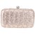 Tarusa Brown Striped Clutch