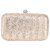 Tarusa Brown Striped Clutch