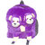 Ultra Twins Monkey School Bag 14 Inches - Purple