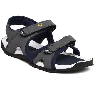 puma sandals grey