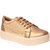 Msc Women Gold Synthetic Shoes