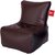 Sicillian Bean Bags Bean Chair - Size Xl - Without Fillers - Cover Only (Brown & Black)