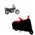 Madon Black and Red-Matty Bike Body Cover For Bajaj Avenger 220 Cruise