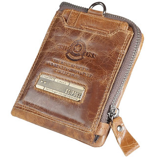 Buy ESIPOSS Genuine Leather Men&#39;s Wallet Removable Card High Quality Male Wallet Card Holder ...