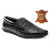 Baton Men's Black Formal Slip on Shoes