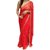 Srk Red Colour Georgette Embroidery saree NX256