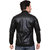 CONWAY BLACK WINTER WEAR LATHER JACKET FOR MEN'S