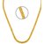 Sparkling Jewellery Gold Plated Flat Men's Chain