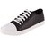 Stylish Men's Sneakers Lace-Up Black and white