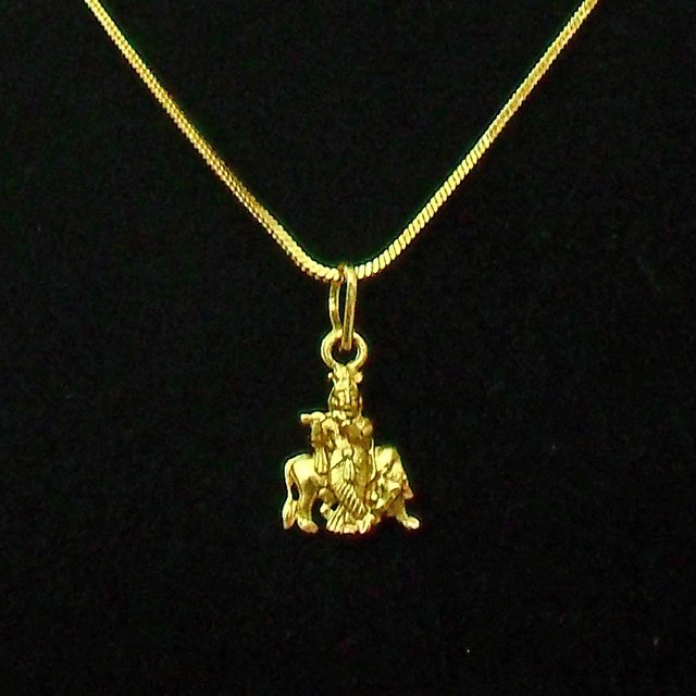 krishna ji gold locket