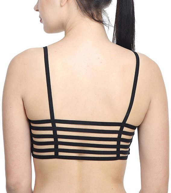 black bralette bra