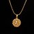 Gold Plated Pendant Set Simple Look Handmade Necklace Jewelry For Women by Beadworks