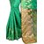 SATYAM WEAVES WOMEN'S ETHNIC WEAR COTTON SILK GREEN COLOUR SAREE WITH BLOUSE PIECE