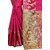 SATYAM WEAVES WOMEN'S ETHNIC WEAR COTTON SILK PINK COLOUR SAREE WITH BLOUSE PIECE