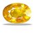 7.25 ratti/ 6.525 carat 100 original  yellow sapphie (ceylon)  by lab certified