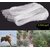 SAHAYA Anti Bird Net 6 Ft X 10 Ft (60 Sq Ft) High Quality Nylon net White with 30 pcs Plastic cable Clips Home Garden