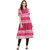 Mytri Women's Pink Cambric Printed Anarkali Kurta