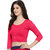 Janasya Women's Cotton Lycra Stretchable Readymade Blouse