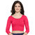 Janasya Women's Cotton Lycra Stretchable Readymade Blouse