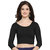 Janasya Women's Cotton Lycra Stretchable Readymade Blouse