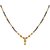 Gold Plated Mangalsutra Pendant Necklace With Chain For Women