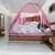 TNT Double Bed Size Folding Mosquito Net - Pink