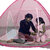 TNT Double Bed Size Folding Mosquito Net - Pink