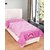 ZAIN Cotton Single Bedsheet Without Pillow cover,  Pink Color, Floral Design