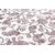 ZAIN Cotton Single Bedsheet Without Pillow cover, Brown-White Color, Paisley Design