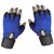 Tahiro Blue Leather  GYM Weigth Lifting Gloves - Pack OF 1
