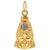 Beadworks Metal Gold plated Hanuman Chalisa Yantra Locket with Gold plated Chain