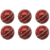 Queen Sports pack of cricket leather balls pack of 6.