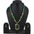 Aabhu Stone And Glass Beaded Trendy Tibetan Style Necklace Earrings Set Tribal Antique Jewellery for Women And Girl
