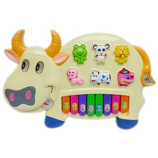 Buy Pianism Funny Musical Cow Educational Piano Keyboard Toy Game For Kids Children Online Shopclues Com