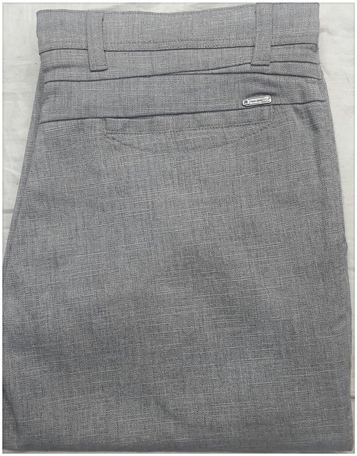 Buy Pan America Men's Boot Cut Casual Trousers (PA-TROUSER-01-Brown-30_Brown_30W  x 34L) at Amazon.in