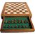 Triple S Handicrafts 10 Inch Magnetic 10 inch Chess Board  (Brown, Yellow)