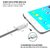 Tizum Micro Cable Tangle-Free Micro-USB (1 meter/ 3.3 Feet) Fast Charging - 2.4Amp  Sync Data Cable (Gray)