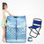 Home Portable Steam Sauna Spa Bath With folding Chair - C122-SapphireBlue