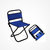 Home Portable Steam Sauna Spa Bath With folding Chair - C122-SapphireBlue