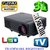 BRAND NEW FULL HD 130INCH DISPLAY LED PROJECTOR WITH 40000HRS LAMP LIFE INBUILT SPEAKER HDMI VGA CABLE TV