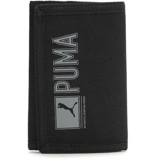 Buy Puma Men Black Canvas Wallet Online 