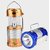Homes Decor 3 In 1 Multifunction LED Solar Lantern Cum Torch Cum Study Table Lamp with USB Mobile Charging and Inbuilt R