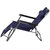 Kawachi Easy Folding Comfort Reclining Chair-Dark Blue
