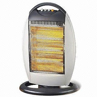 Salute Warriors PREMIUM Room Halogen HEATER with 3 Heating Element Settings 220-230v 50/60hz 1200w