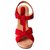 Dajwari Women's Synthetic Leather Red Color Wedges