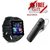 Smart watch dz09 with free wireless bluetooth combo