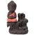 Aroma Decor Monk Buddha Smoke Backflow Cone Incense Holder Decorative Showpiece with 5 free Smoke Backflow Scented Cone